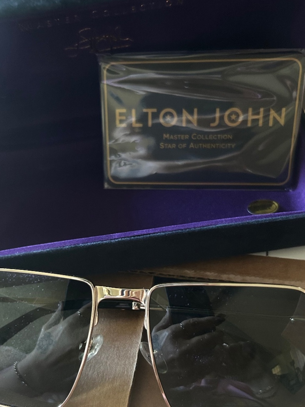 New Elton John Brand Aviator Sunglasses